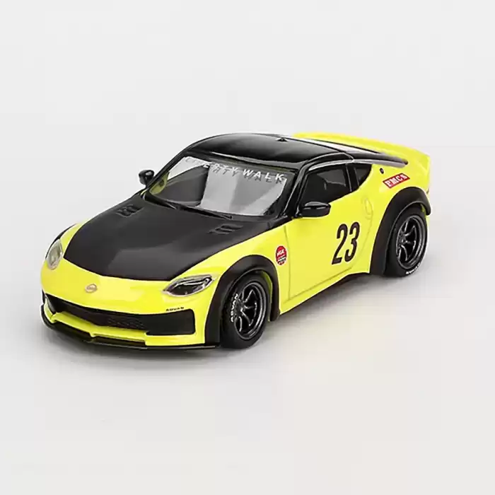 [Ön Satış ] Mini GT 1/64 Nissan Z LB NATION WORKS Ikazuchi Yellow - MGT00826