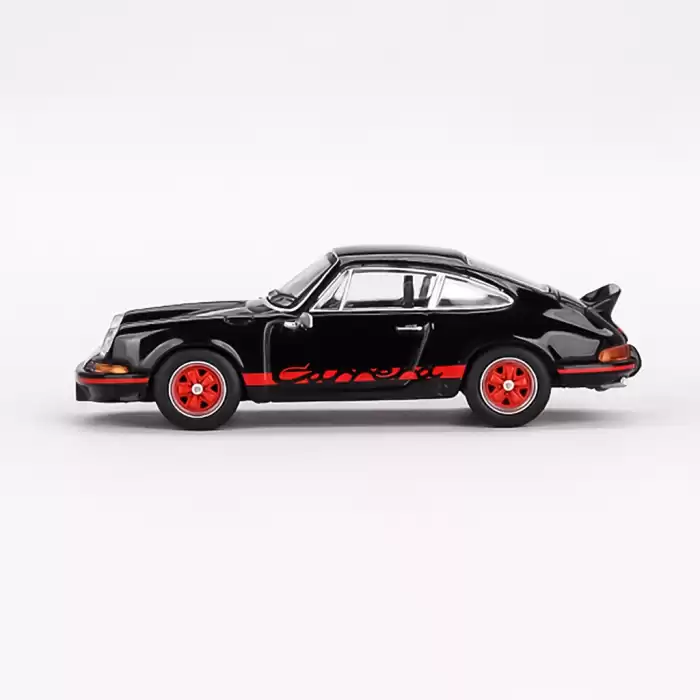Mini GT 1:64 Porsche 911 Carrera RS 2.7 Black with Red Livery - MGT00688
