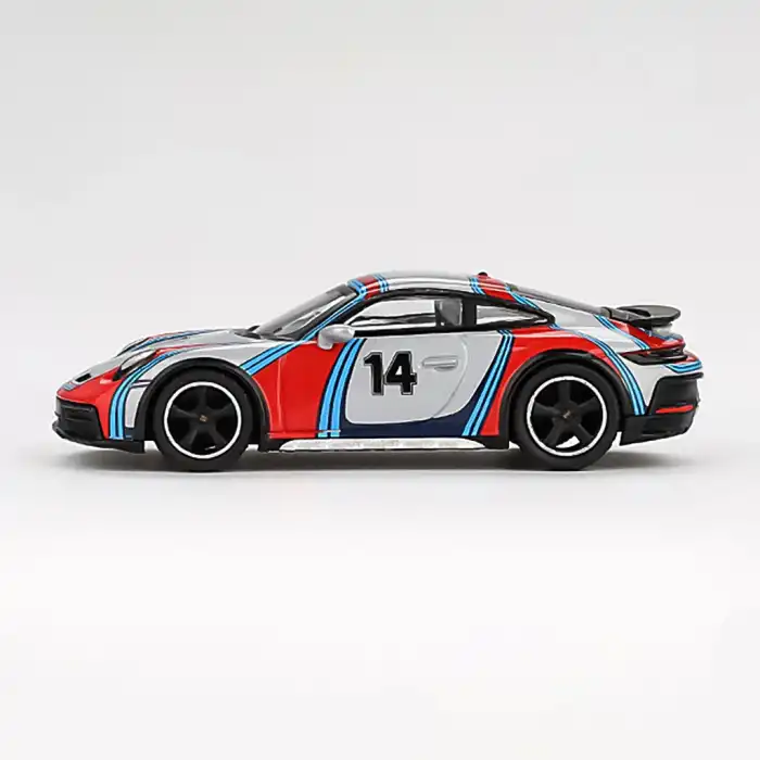 MINI GT: 1/64 Porsche 911 Dakar Ice Grey Metallic Rally 1978 - MGT00964