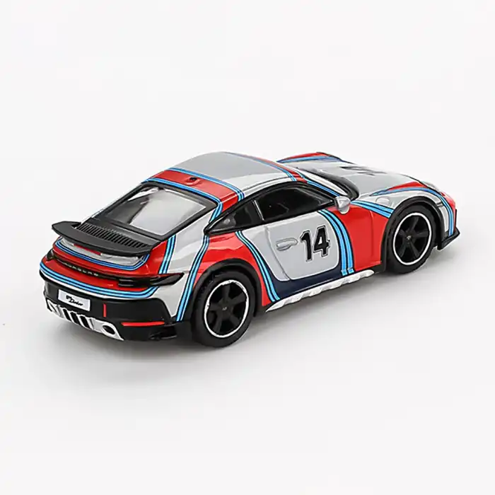 MINI GT: 1/64 Porsche 911 Dakar Ice Grey Metallic Rally 1978 - MGT00964