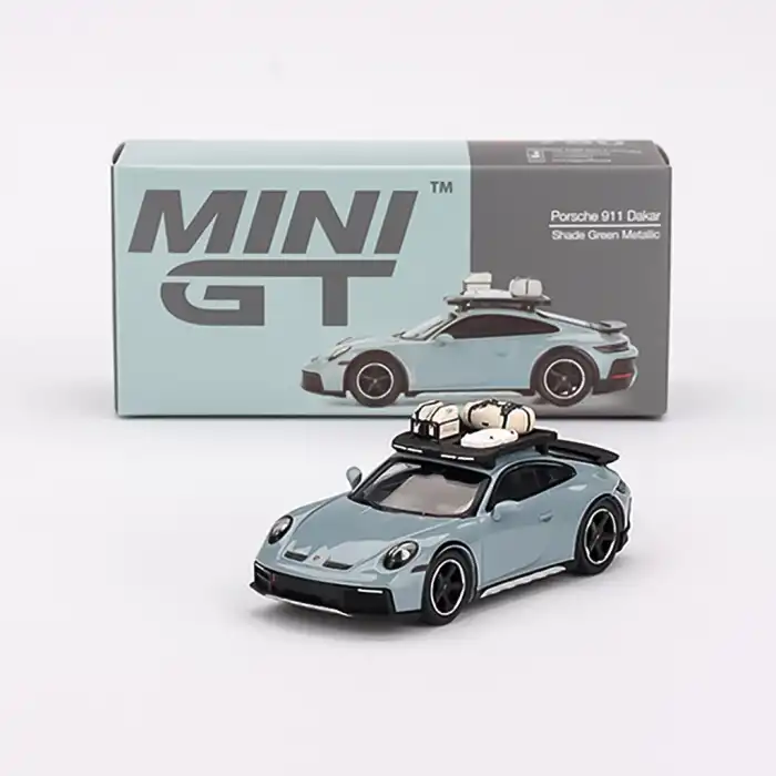 Mini GT 1/64 Porsche 911 Dakar Shade Green Metallic - MGT00780
