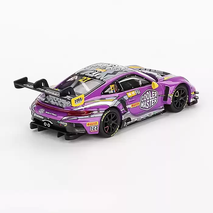 Mini GT 1:64 Porsche 911 GT3 R #27 HubAuto Racing 2023 FIA GT World Cup 70th Macau Grand Prix - MGT00793