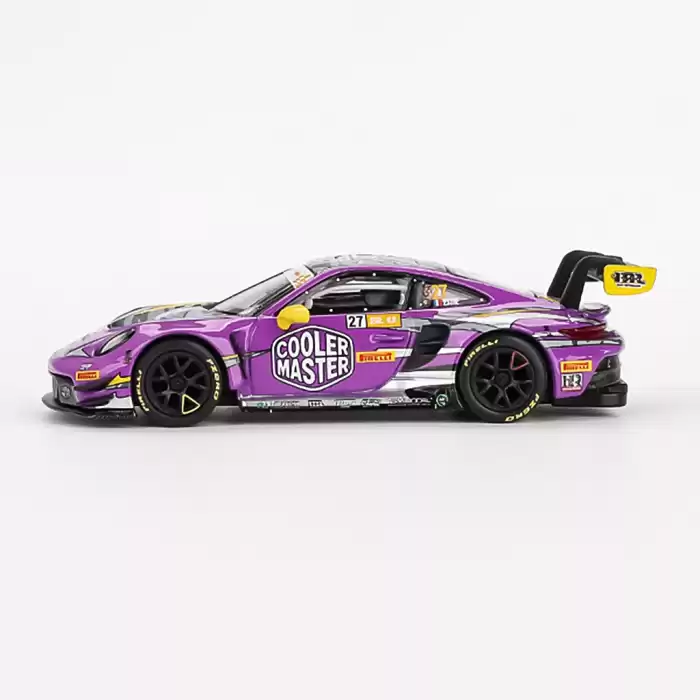 Mini GT 1:64 Porsche 911 GT3 R #27 HubAuto Racing 2023 FIA GT World Cup 70th Macau Grand Prix - MGT00793