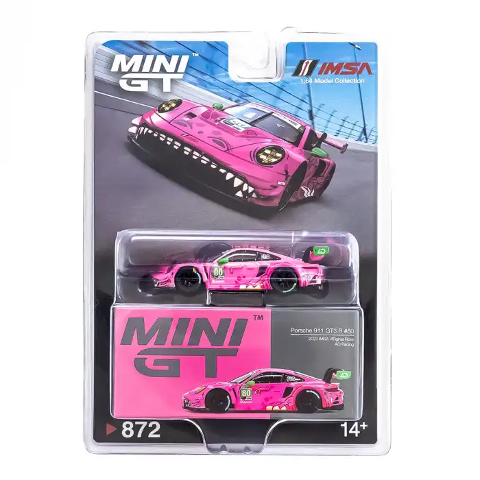 Mini GT İkili Set Porsche 911 GT3 VIRginia Roxy ve Toyota GR86 LB Nation Baby Blue
