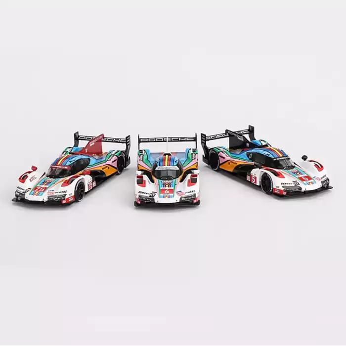 [Ön Satış ] Mini GT 1/64 Porsche 963 Porsche Penske Motorsport 2023 24 Hrs of LeMans Limited edition 3000 set MGTS0011