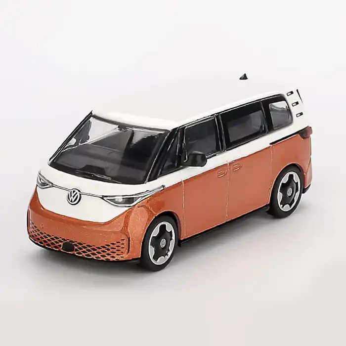 [Ön Satış] Mini GT 1/64 Volkswagen ID.Buzz Candy White / Energetic Orange - MGT01061