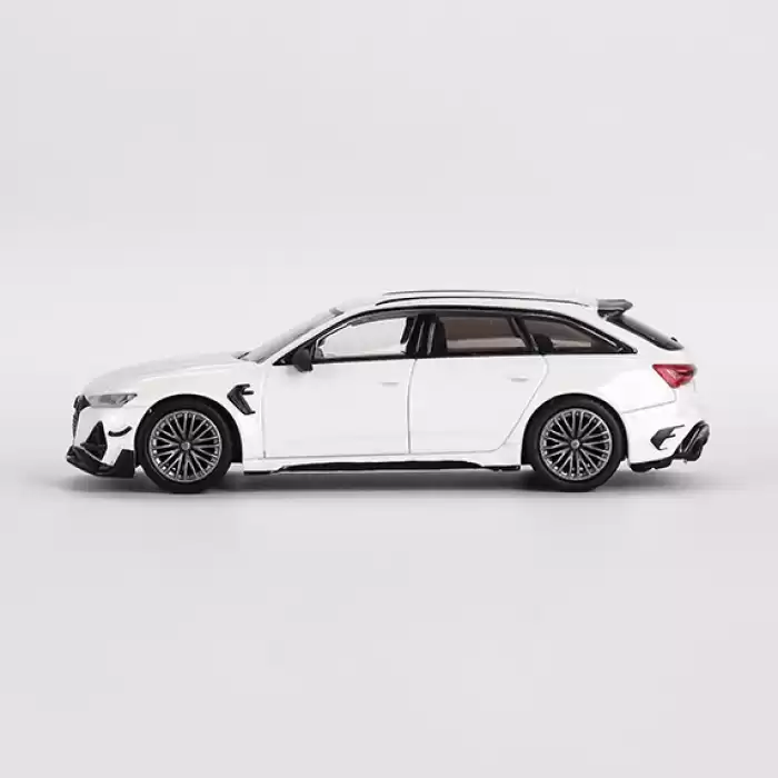Mini GT AB Audi RS6-R Glacier White Metallic - MGT00701