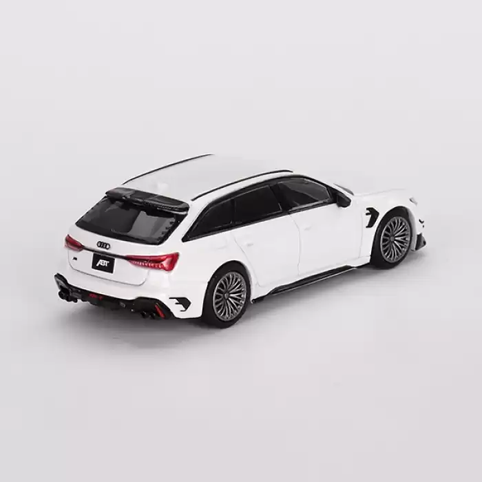 Mini GT AB Audi RS6-R Glacier White Metallic - MGT00701