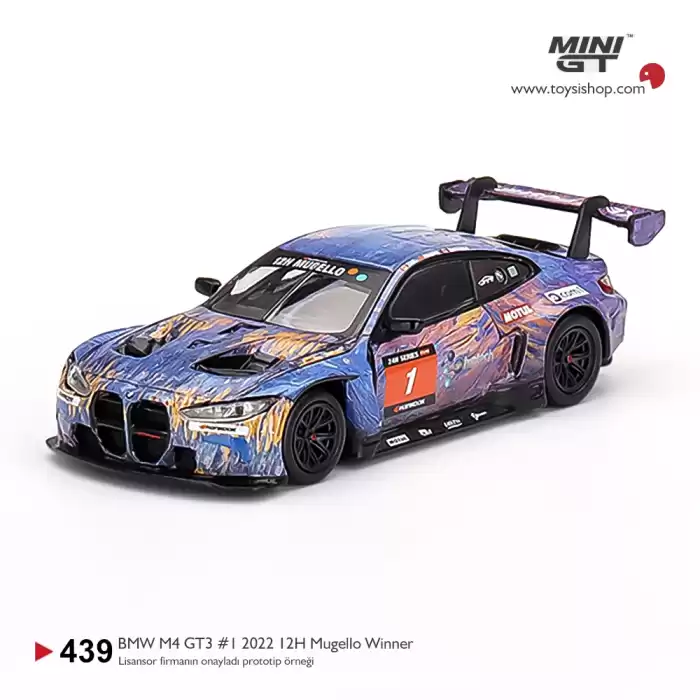 Mini GT BMW M4 GT3 #1 2022 12H Mugello Winner - 439
