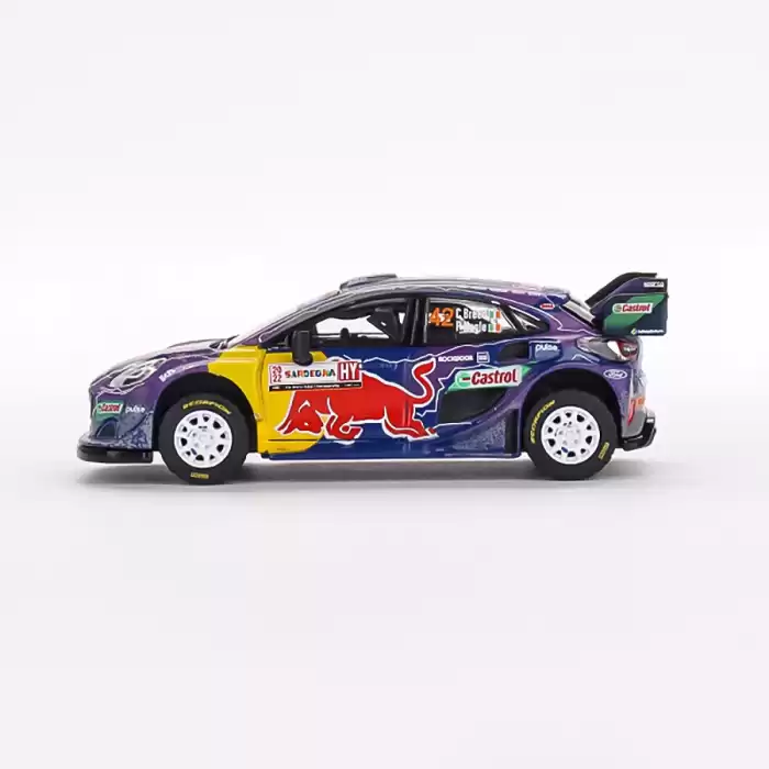 MINI GT Ford Puma Rally1 #42 M-Sport Ford WRT 2022 Rally Italia Sardegna 2nd Place- MGT00627