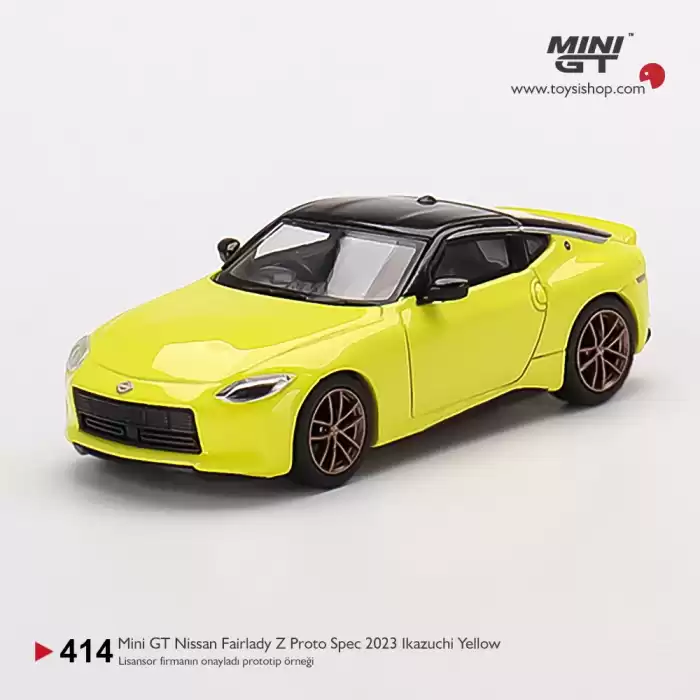 Mini GT Nissan Fairlady Z Proto Spec 2023 Ikazuchi Yellow - 414