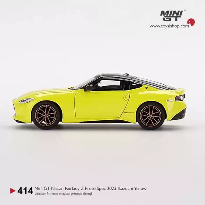 Mini GT Nissan Fairlady Z Proto Spec 2023 Ikazuchi Yellow - 414