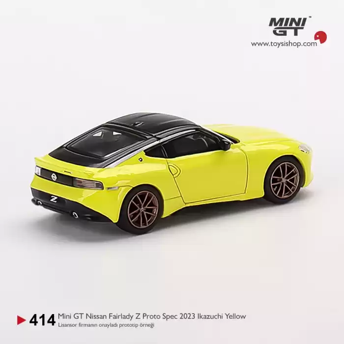 Mini GT Nissan Fairlady Z Proto Spec 2023 Ikazuchi Yellow - 414