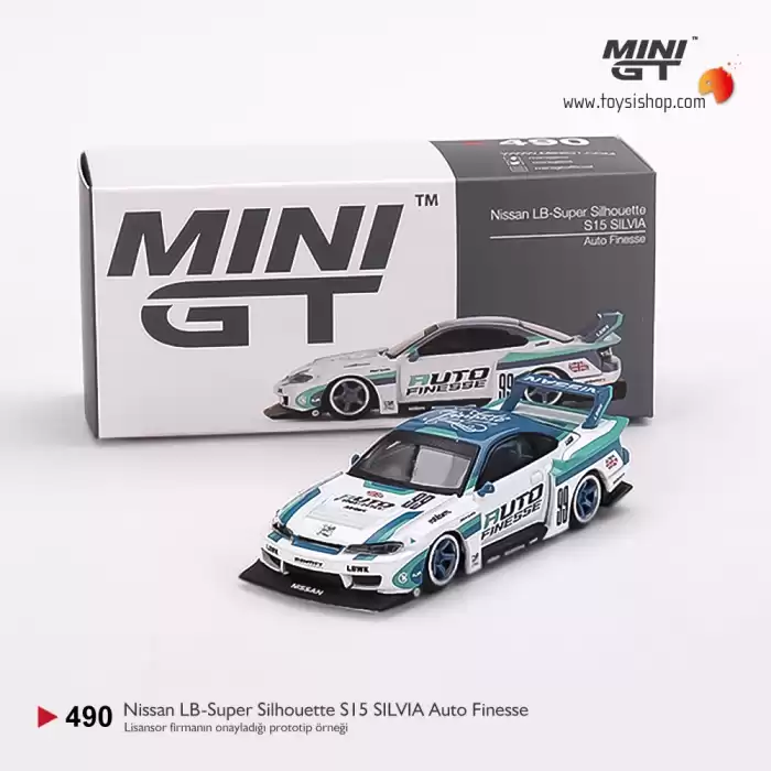 Mini GT Nissan LB-Super Silhouette S15 SILVIA Auto Finesse - 490
