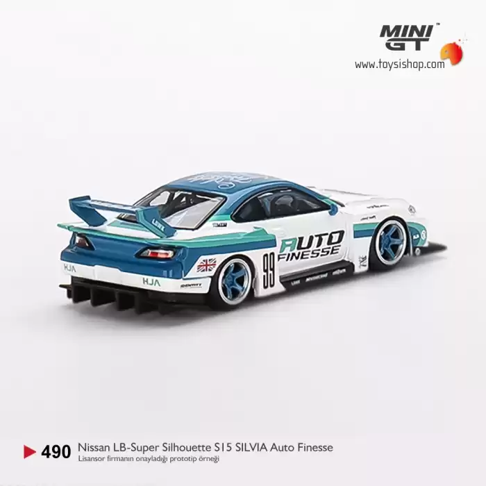 Mini GT Nissan LB-Super Silhouette S15 SILVIA Auto Finesse - 490