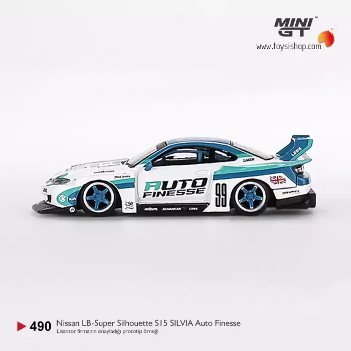Mini GT Nissan LB-Super Silhouette S15 SILVIA Auto Finesse - 490