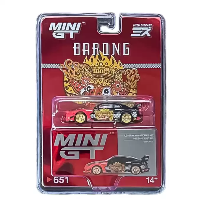 Mini GT x MIZU Diecast - LB-Silhouette WORKS GT NISSAN 35GT-RR Ver.1 “BARONG” - MGT00651