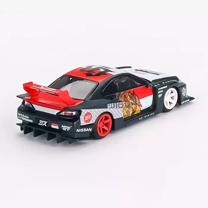 Mini GT x MIZU Diecast - LB-Super Silhouette Nissan SILVIA (S15) “GARUDA” - MGT00652