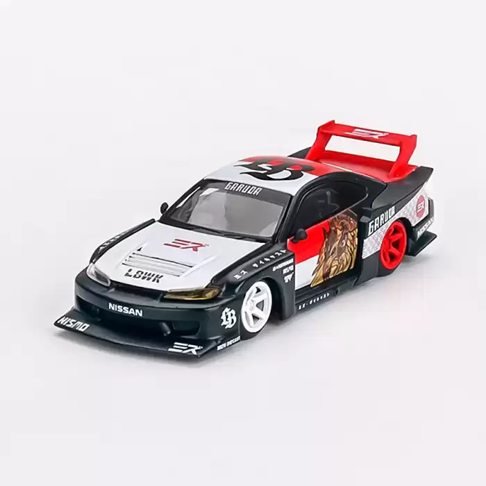 Mini GT x MIZU Diecast - LB-Super Silhouette Nissan SILVIA (S15) “GARUDA” - MGT00652