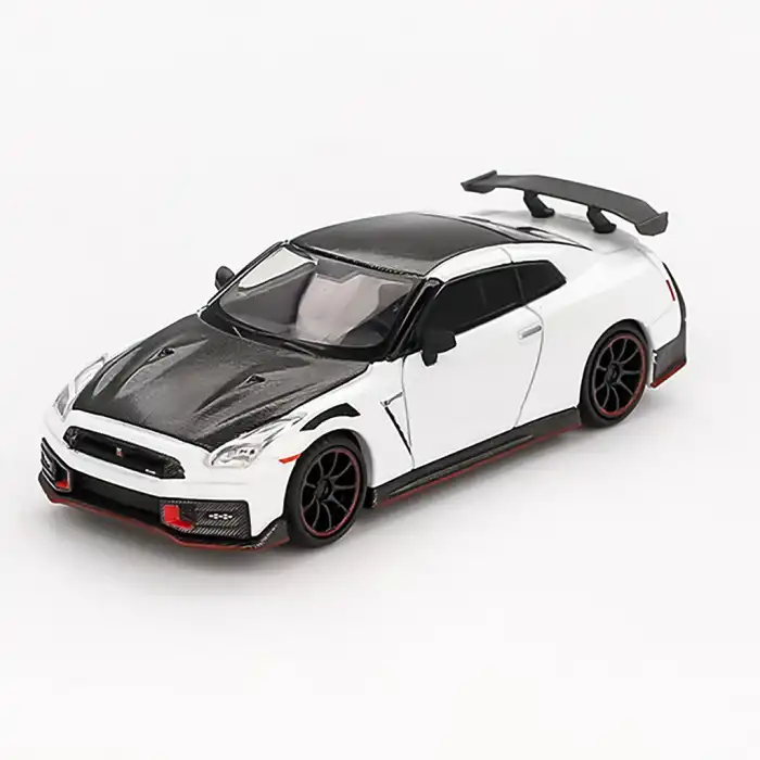 MINI GT：1/64 Nissan GT-R Nismo 2024 Brilliant White Pearl - MGT01045