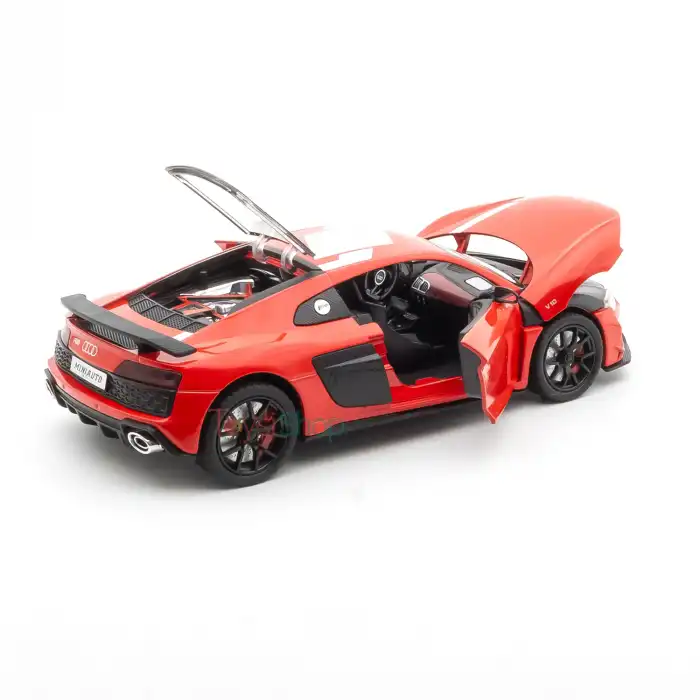 MINIAUTO 1:24 Audi R8 V10 Coupe Typ 4S Performance Kırmızı - 24273K