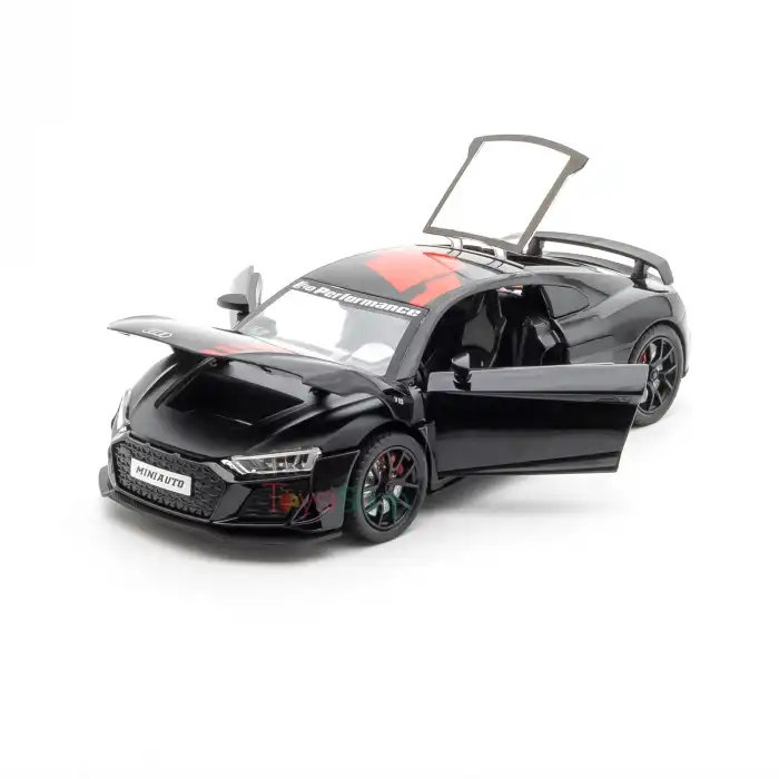 MINIAUTO 1:24 Audi R8 V10 Coupe Typ 4S Performance Siyah - 24273S