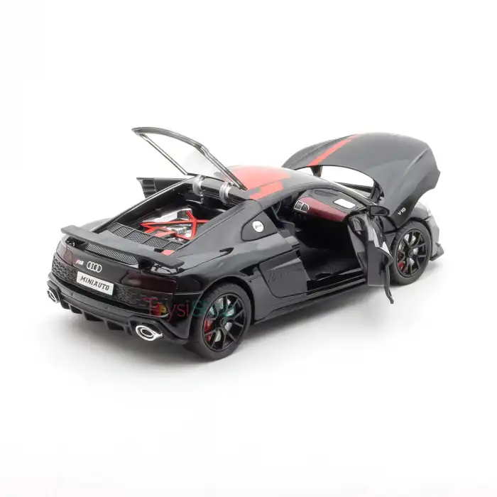 MINIAUTO 1:24 Audi R8 V10 Coupe Typ 4S Performance Siyah - 24273S