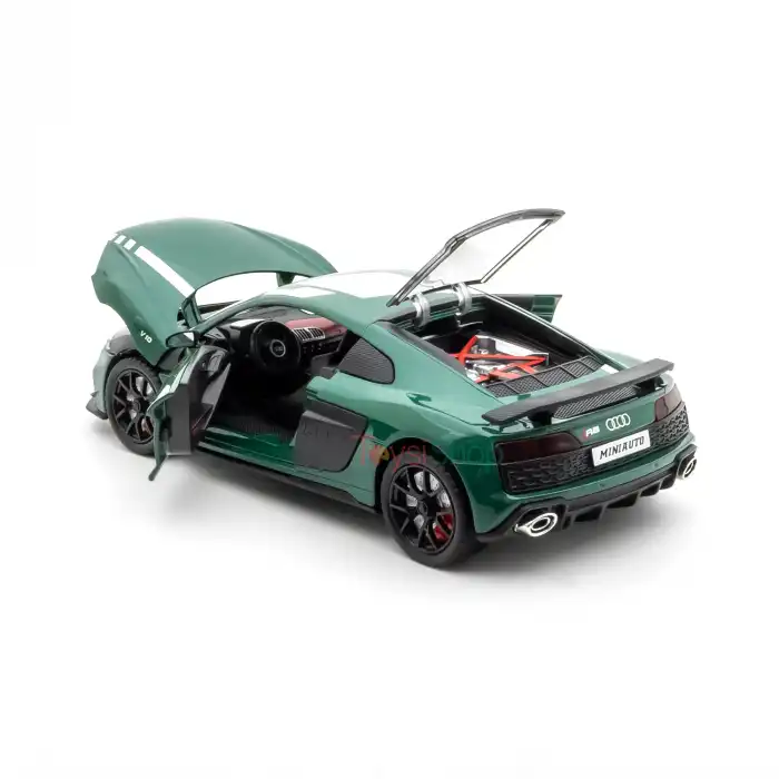 MINIAUTO 1:24 Audi R8 V10 Coupe Typ 4S Performance Yeşil - 24273Y