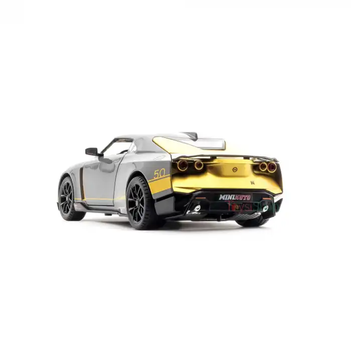 MINIAUTO 1:24 Nissan GT-R50 Italdesign Diecast Model Araba Gri - 24243G