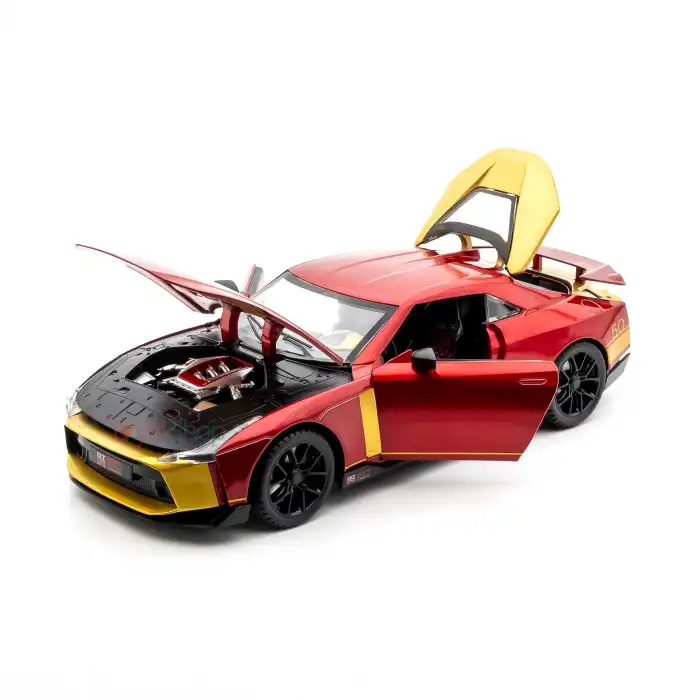 MINIAUTO 1:24 Nissan GT-R50 Italdesign Diecast Model Araba Gri - 24243K