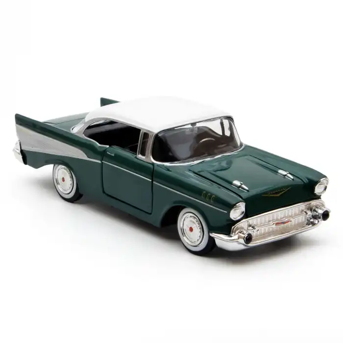 Motor Max 1:24 1957 Chevy Bel Air Yeşil Krom - 73228