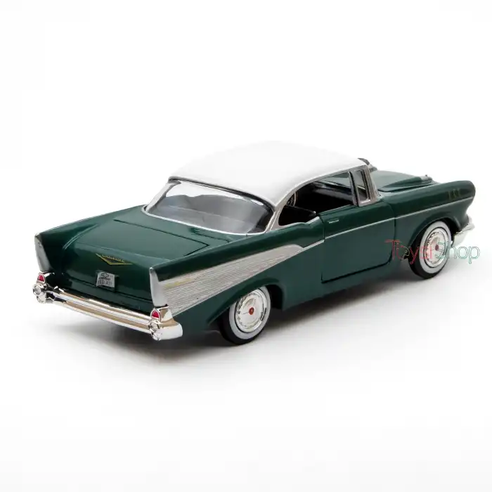 Motor Max 1:24 1957 Chevy Bel Air Yeşil Krom - 73228