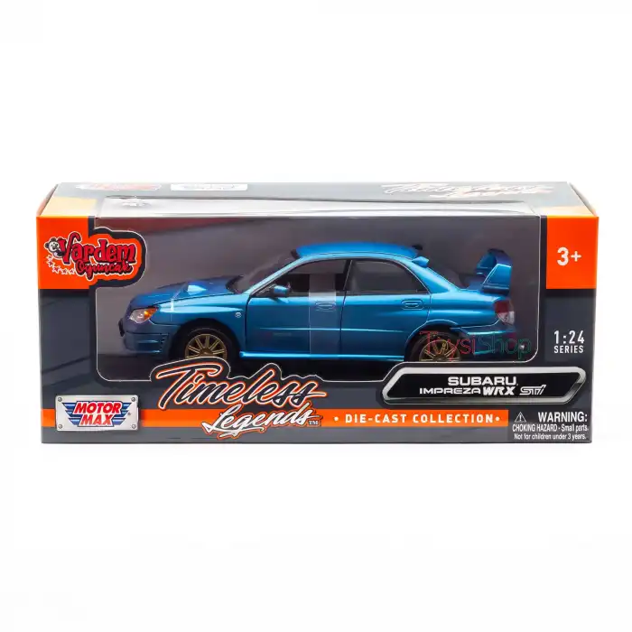 Motor Max 1:24 Subaru Impreza WRX STI Lacivert - 73330