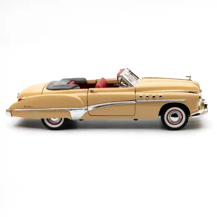 Motor Max 1:18 1949 Buick Roadmaster Diecast Model Araba Bej - 73116