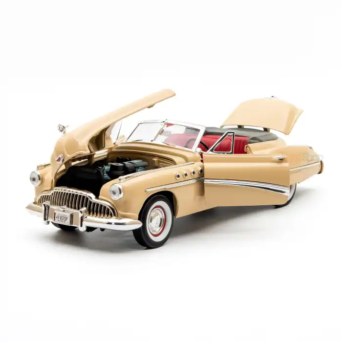 Motor Max 1:18 1949 Buick Roadmaster Diecast Model Araba Bej - 73116