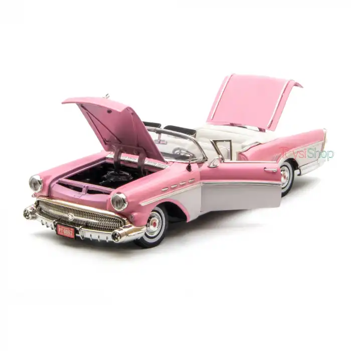 Motor Max 1:18 1957 Buick Roadmaster Pembe Klasik Model Araba - 73152
