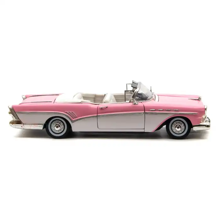 Motor Max 1:18 1957 Buick Roadmaster Pembe Klasik Model Araba - 73152