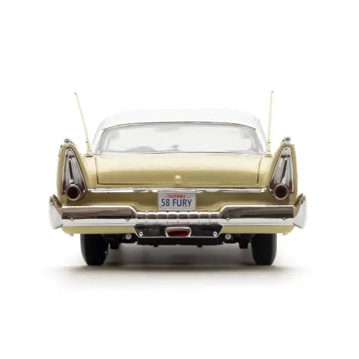 Motor Max 1:18 1958 Plymouth Fury Diecast Model Araba Sarı - 73115