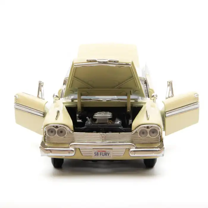 Motor Max 1:18 1958 Plymouth Fury Diecast Model Araba Sarı - 73115
