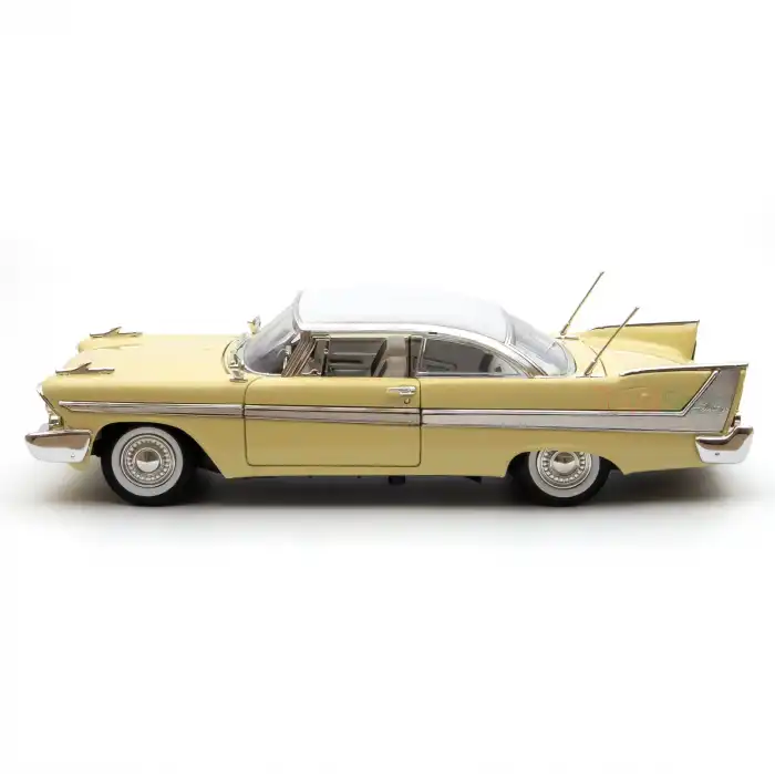 Motor Max 1:18 1958 Plymouth Fury Diecast Model Araba Sarı - 73115