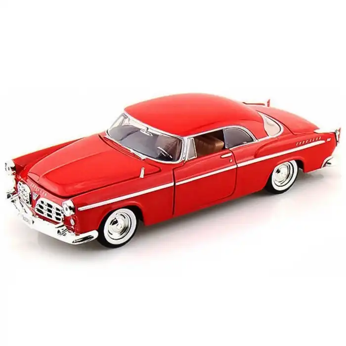 Motor Max 1:24 1955 Chrysler C300 Diecast Model Araba Kırmızı - 73302
