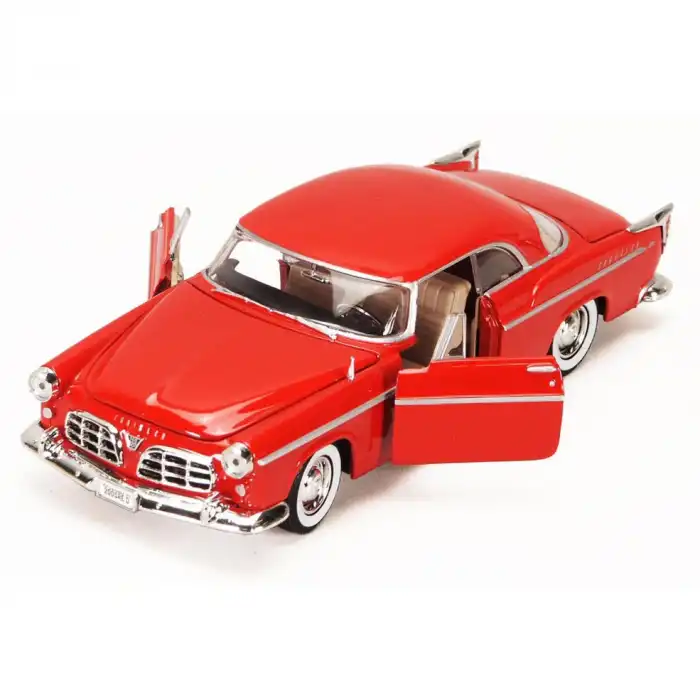 Motor Max 1:24 1955 Chrysler C300 Diecast Model Araba Kırmızı - 73302