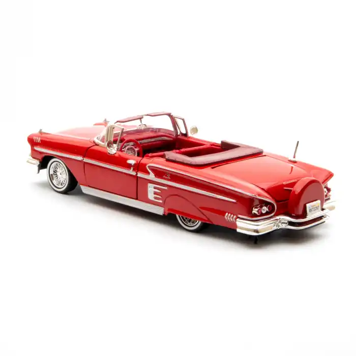 Motor Max 1:24 1958 Chevy Impala Kırmızı Metal Model Araba - 73267AC