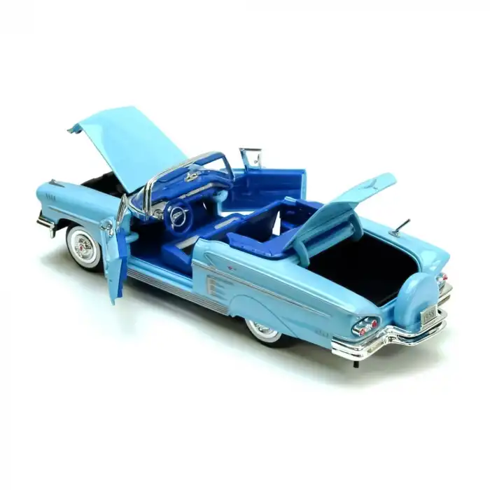 Motor Max 1:24 1958 Chevy Impala Mavi Metal Model Araba - 73267AC