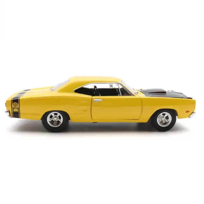 Motor Max 1:24 1969 Dodge Coronet Super Bee Diecast Model Araba Sarı - 73315