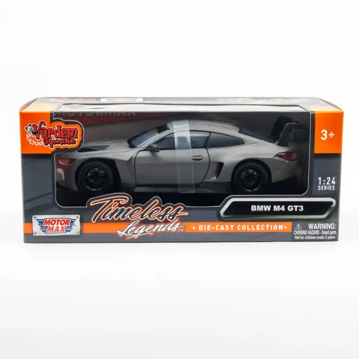Motor Max 1:24 BMW M4 GT3 Diecast Model Araba Siyah - 79390