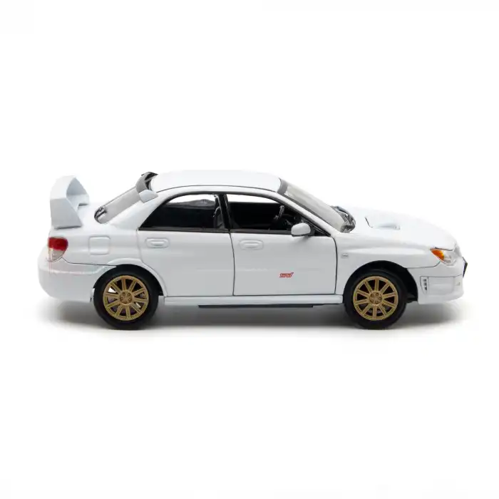 Motor Max 1:24 Subaru Impreza WRX Sti Diecast Model Araba Beyaz - 73330