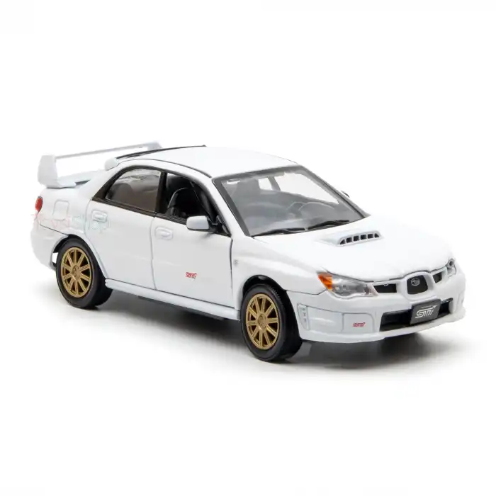 Motor Max 1:24 Subaru Impreza WRX Sti Diecast Model Araba Beyaz - 73330