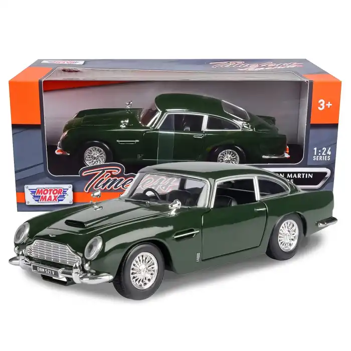 Motor Max 1:24 Aston Martin DB5 Diecast Model Araba Yeşil - 79375