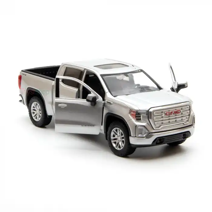 Motor Max 1:27 GMC Sierra 1500 SLT Crew Cab Diecast Model Araba Gri - 79361